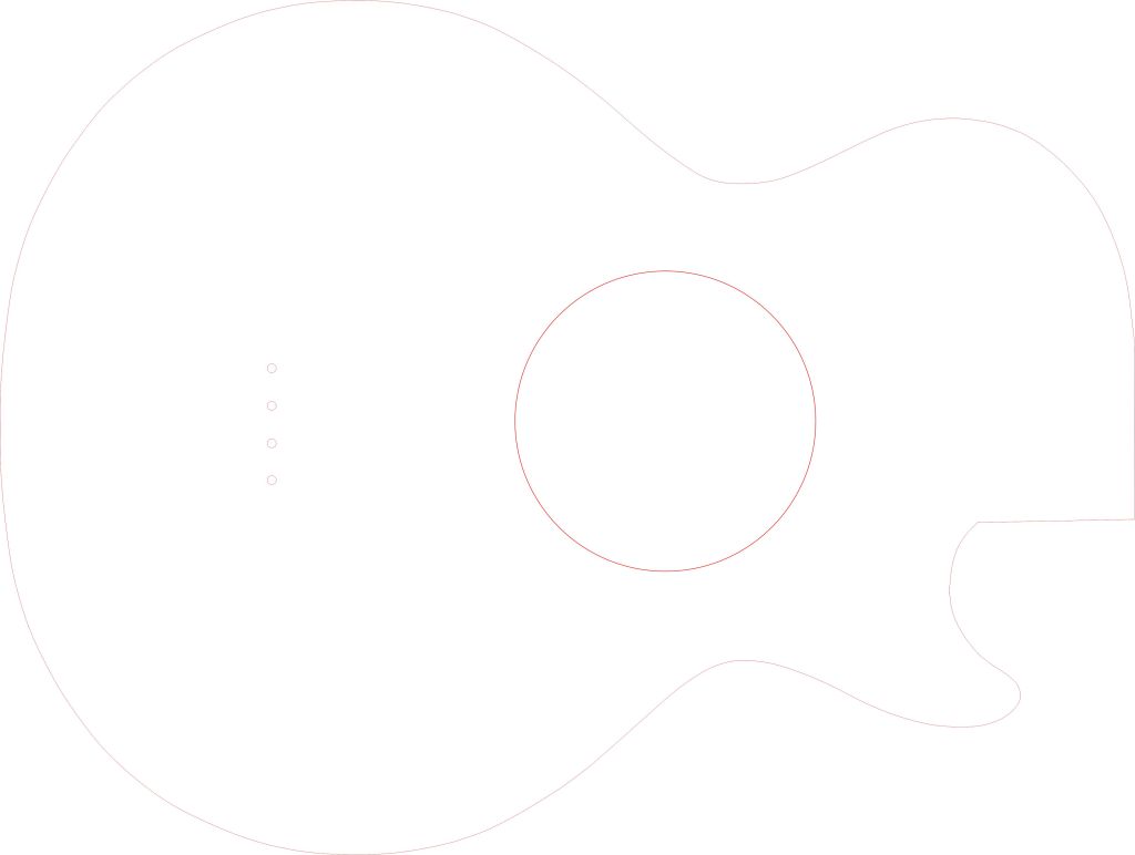 Les Paul guitar drawing