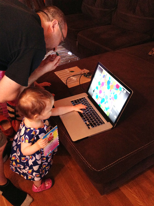 Experiments with physical computing and conductivity