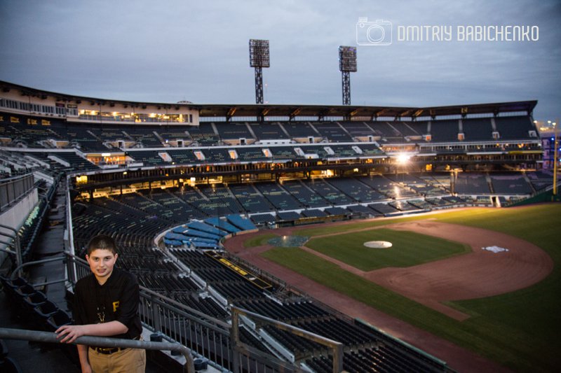 Dustin's Bar Mitzvah | PNC Park | Dmitriy Babichenko - Pittsburgh Bar and Bat Mitzvah Photographer