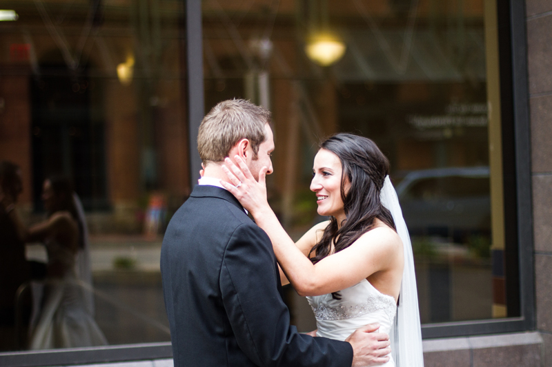 Rachel`s and Jason`s Wedding: First Look | Dmitriy Babichenko, Pittsburgh Wedding Photographer
