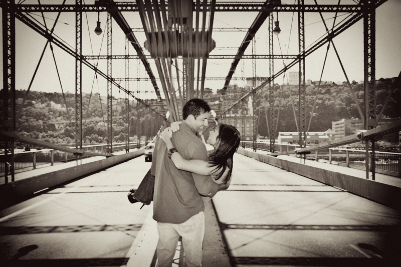 Ashley and John Engagement Photography Session, Pittsburgh